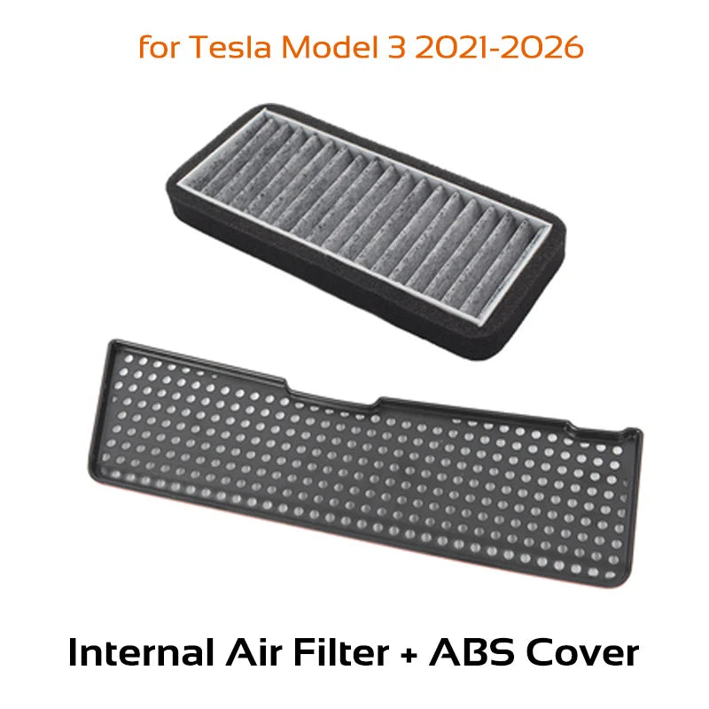 Car Intake Air Filter Cover For Tesla Model 3 2021-2026 Highland Melt Blown Fabric Inlet Flow Vent Dust Prevention Accessories