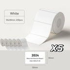 NIIMBOT B21/B1/B3S White Thermal Label Sticker Paper Printable 20-50mm