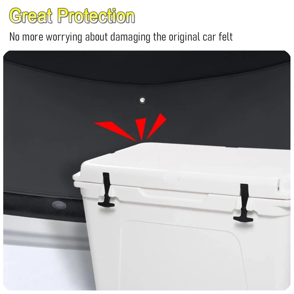 Rear Trunk Tailgate Mat for Tesla Model Y Juniper 2025 2026 All Weather Rear Cargo Liners Trunk Tray Pads Protector Accessories
