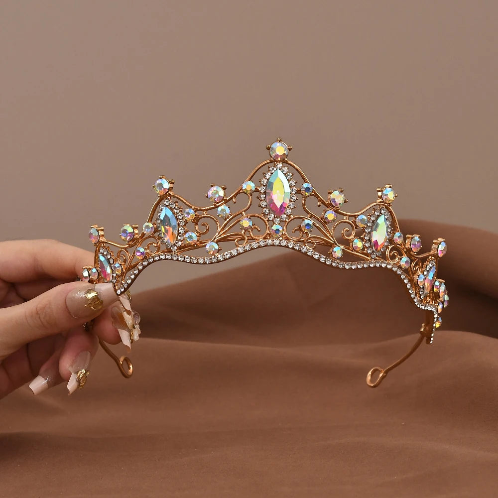Princess Crystal Crown for Women Headbands Hair Accessories Bridal Wedding  Party Prom Jewelry Hair Accessories Decoration