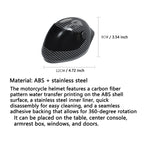 New carbon fiber motorcycle helmet shaped ashtray, suitable for car, home, office, and as a high-end creative decoration