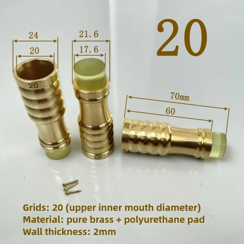 1PCS Brass Cane Crutch Tip with Anti-Skid 12mm-26mm for Hiking Pole Chair Leg Feet Replacement