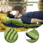 TARKA Camping Inflatable Mattress Air Sleeping Mat With Pillow Lightweight Sleeping Cushion  Compact For Outdoor Hiking Climbing