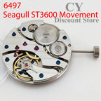 ST3600 Mechanical Movement High Accuracy  17 Jewels Replace ETA 6497 Movement for men's watch wrist watch men
