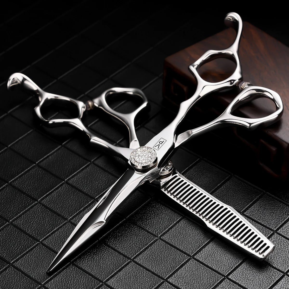VP Professional Hairdresser Scissors Hair Cutting Tools Barber Shears Hairdressing Thinning Scissors Of 6.0Inch Japan 440C Steel