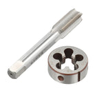 5/8-18 UNF Tap and Die Set for Thread Tapping, High Speed Steel Right Hand Tool for Metalworking and CNC Manufacturing