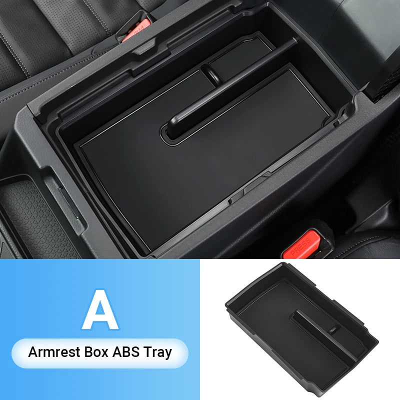 For Honda CRV 2023 2024 2025 CR-V 6th Gen Hybrid Car Central Armrest Storage Box Organizer Container Tray Case Accessories