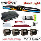 FirstSafe Factory New Mood Light LED Parking Sensor System Reversing Radars System Backlight Parktronic
