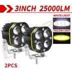 CO LIGHT 3inch Led Work Spotlights 24V 12V Headlights for Motorcycles Flood Led Bar Fog Light DRL for Car Truck 4x4 Off Road ATV
