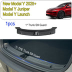 Tesmayx TPE Trunk Sill Plate Cover for Tesla New Model Y Juniper Launch 2025+ Scratch Protection Accessory