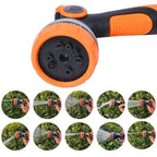 High Pressure 10 Modes Watering Gun Garden Sprayer Irrigation Water Nozzle Plants Yard Watering Washing Car Sprinkler Tool