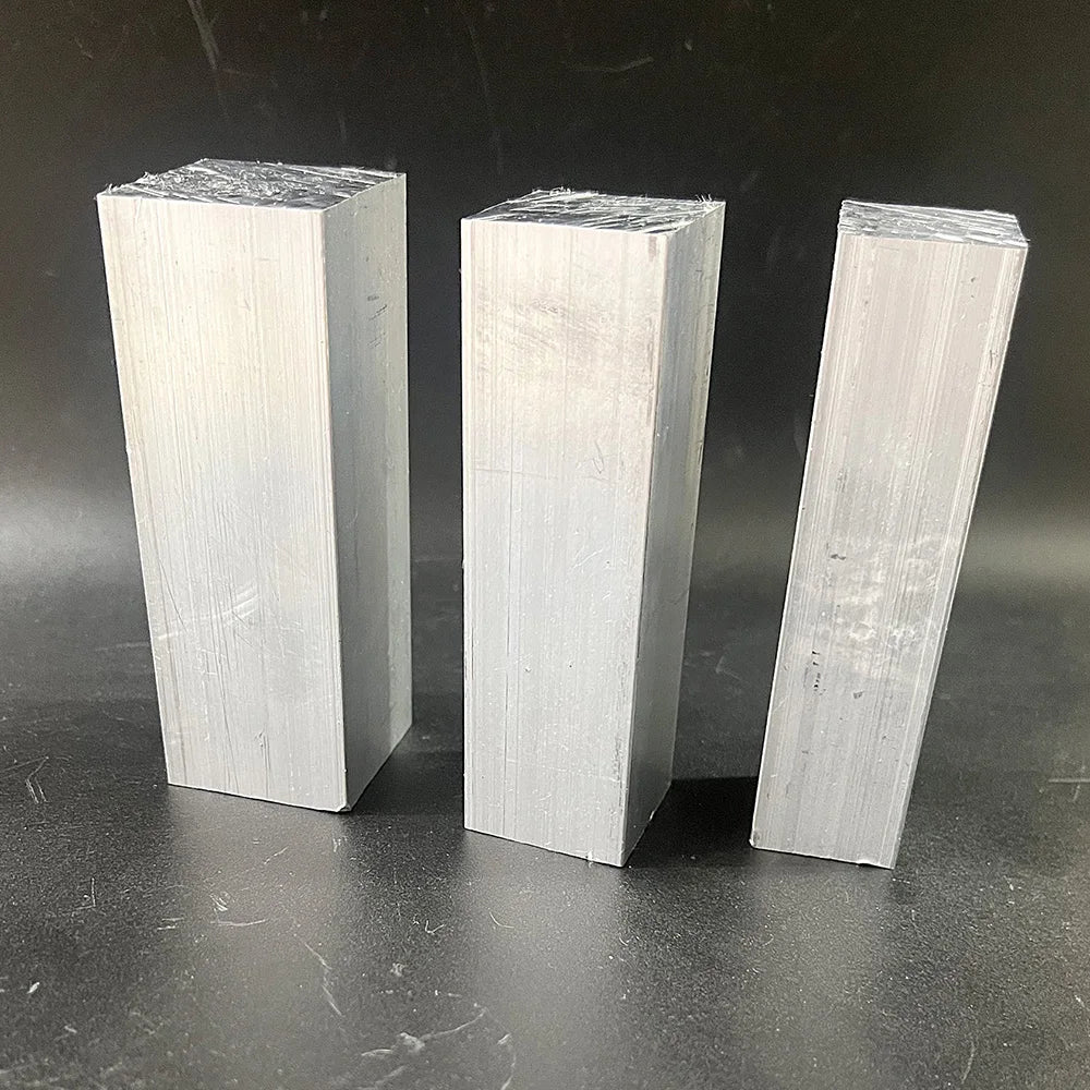 6061 Aluminum Alloy Flat Bar - Various Thickness Widths 25mm-40mm & Lengths 100mm-300mm for Engineering & Manufacturing