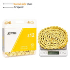 ZTTO MTB 12 Speed Chain 126L 126 Links 1X12 System Power Lock Connector with Missing Link 12s chain For Mountain Road Bicycle