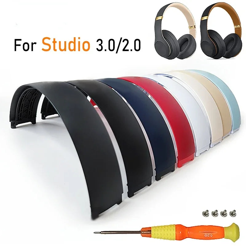 Replacement Headband Arch Plastic Parts Kit for Beats Studio 2.0/3 Headphones, Multiple Colors