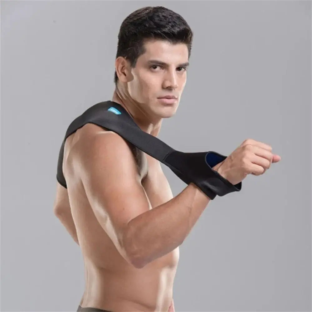 Breathable Double Shoulder Back Support Basketball Easy To Wear Weightlifting Sport Brace Badminton Sports Shoulder Protection