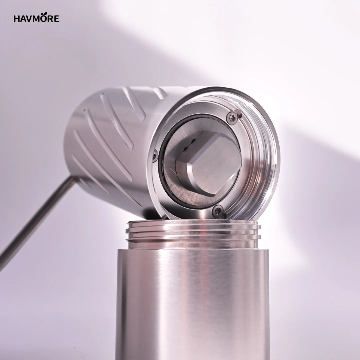 NEW High Quality Portable 420 Stainless Steel 7-Star Conical Burr Manual Hand Coffee Grinder