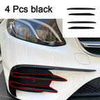 Car Front Bumper Splitter Spoiler For Mercedes Benz E Class W213 2016-2020 Spoiler Fog Light Trim AMG Wind Knife Car Accessories