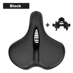 Wide Replacement Bike Saddle,Fit for Indoor & Outdoor Bicycles,Comfortable Bike Seat Cushion for Men & Women,Cycling Bike Parts