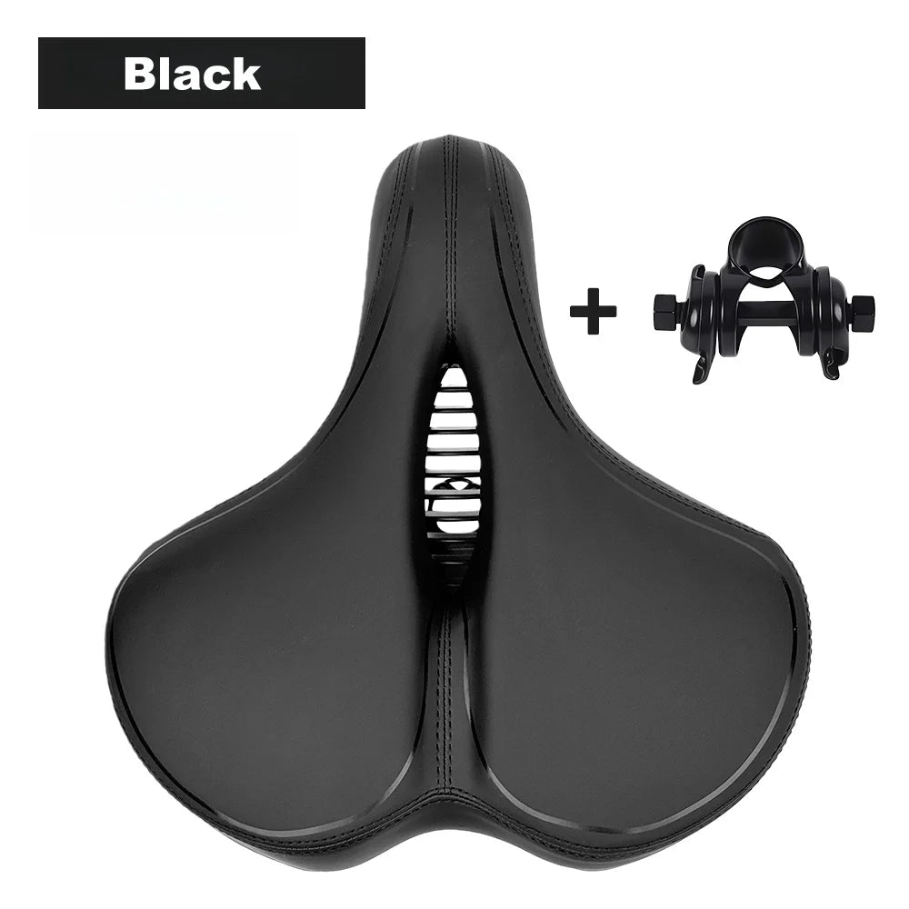 Wide Replacement Bike Saddle,Fit for Indoor & Outdoor Bicycles,Comfortable Bike Seat Cushion for Men & Women,Cycling Bike Parts