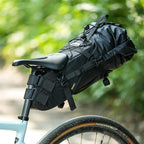 Rhinowalk Upgraded Bicycle Tail Bag Bike Seat Bag 14L Waterproof Bike Bag Long Distance Travel Luggage