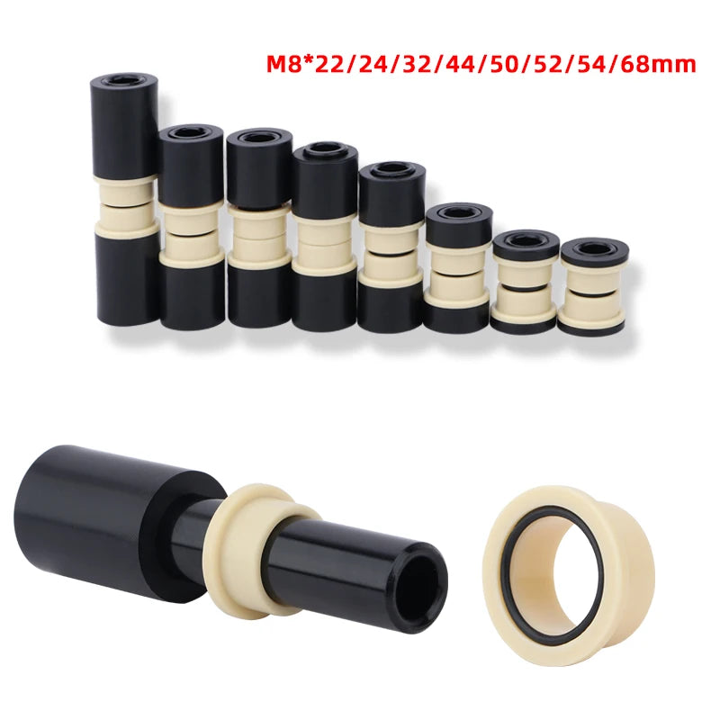 MEROCA Mountain Bike Air Shock Absorber 125mm/150mm/165mm/190mm/200mm Scooter Alloy MTB Folding Bicycle Rear Shock Cycling Parts
