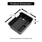 SMABEE for Leapmotor B10/B01 2025 2026 Central Armrest Storage Box Stowing Tidying Car Tray Organizer Accessories ABS Black