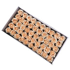 50pcs/lot Artificial Flower Roses Heads Dia4.5cm Beauty Wedding Valentine's Day Gift Roses Bouquet Home Party Decoration Flowers