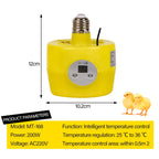 New 220V 150W Heating Lamp Thermostatic Temperature Controller Heater Farm Animal Warm Light For Chicken Piglet Dog Pet