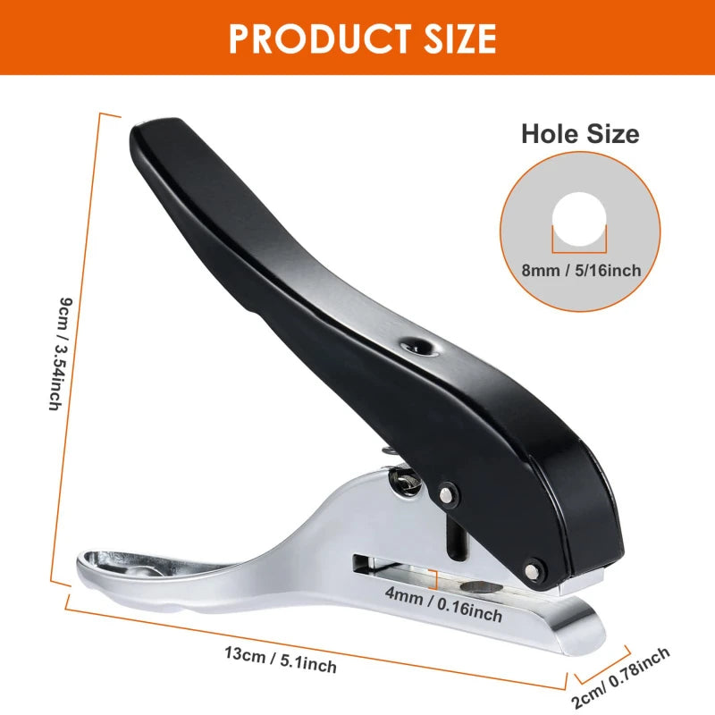 Punching Tool 3MM 6MM 8MM 10MM Hole Edge Banding Punching Pliers Screw Hole Hat Woodworking Tool Leather Hole Punch Hidden Hole