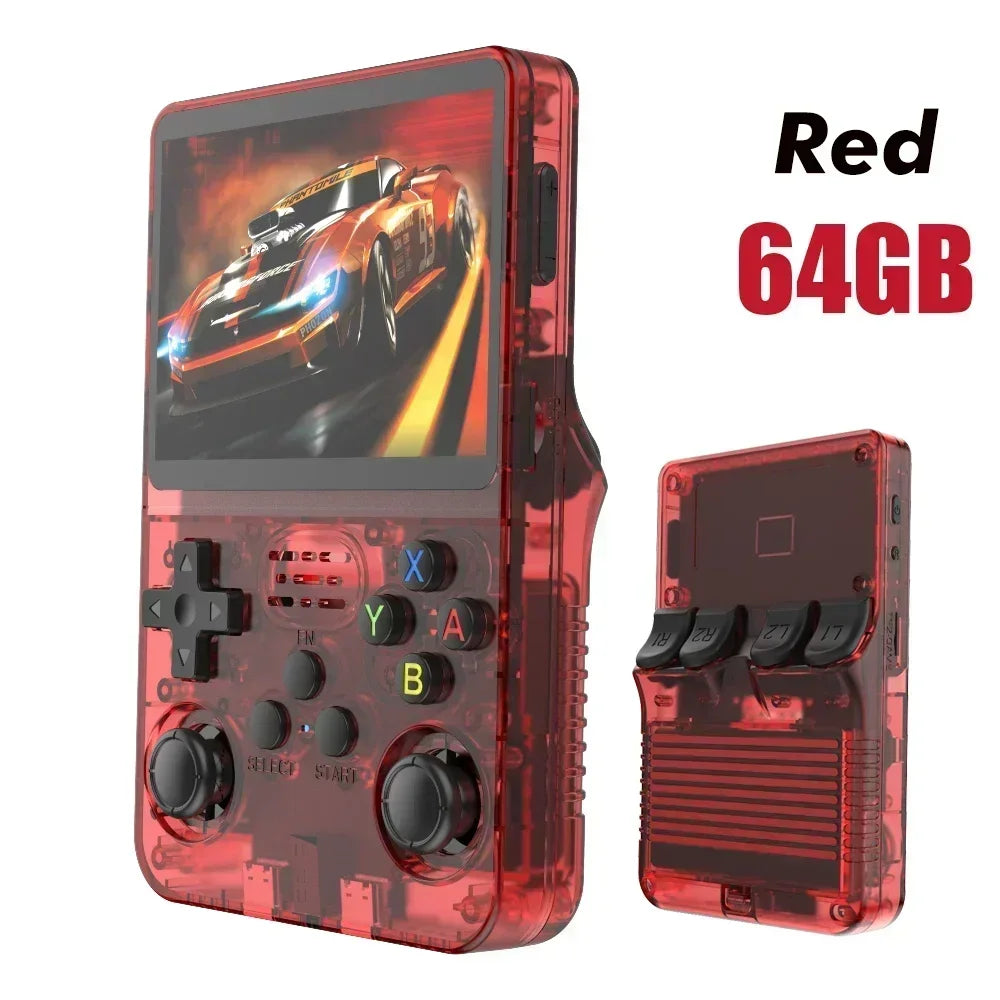 Original R36S Portable Handheld Game Controller with 3.5" HD Screen, Rechargeable Battery - Perfect Christmas Gift for Gamers