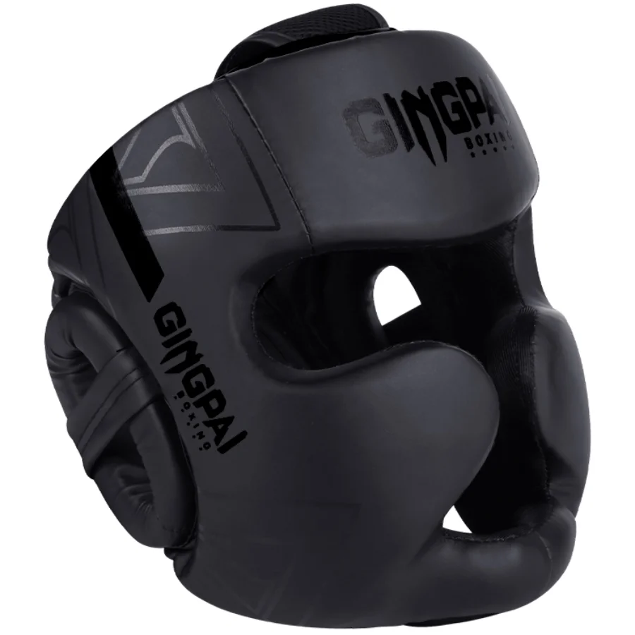 Boxing Headgear Helmet for Kickboxing Muay Thai MMA Sanda Training, Red/Blue/White, S-XL