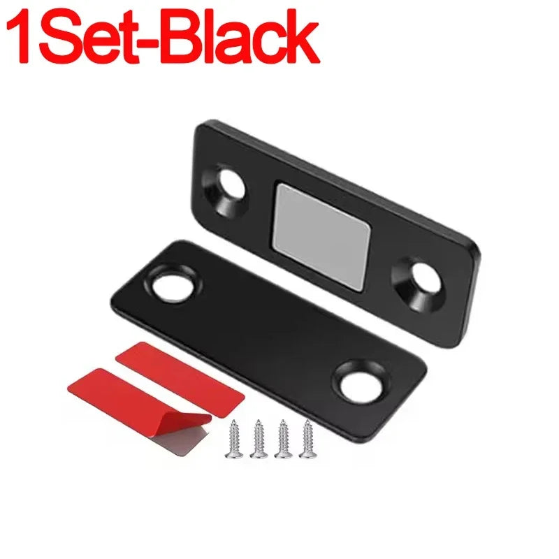 Magnetic Cabinet Catches Strong Adhesive Window Door Closer Latch Invisible Door Stopper Patch For Kitchen Bedroom Hardware Kit