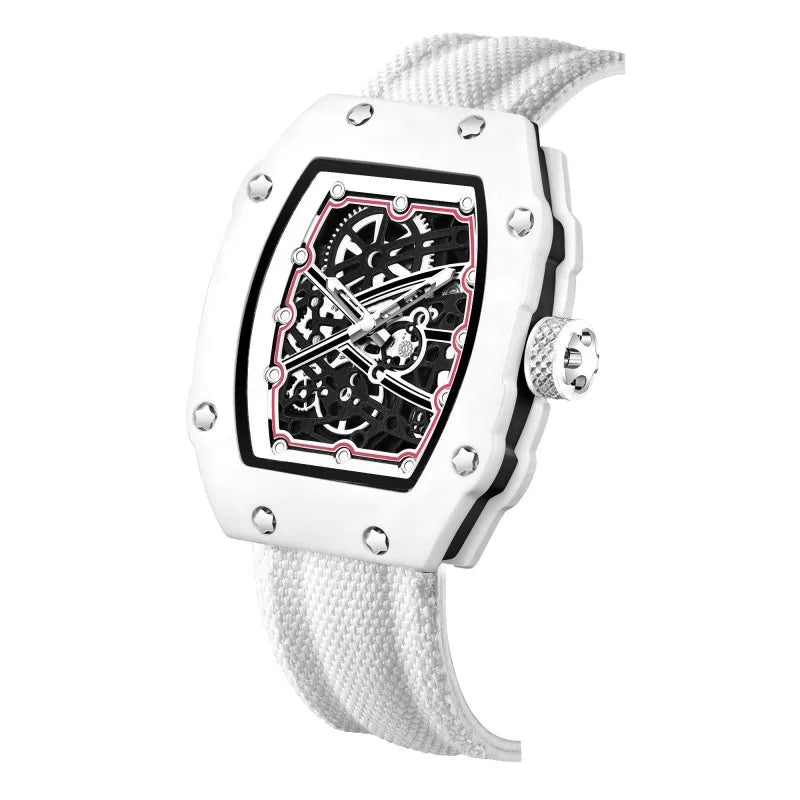 New Ultra-Thin Barrel-Shaped Quartz Fashion Men's Watch Stylish Timepiece for Men