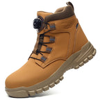 Lightweight Steel Toe Work Shoes for Men Construction Safety Sneakers Anti-Puncture Outdoor Boots with Anti-Smash Protection