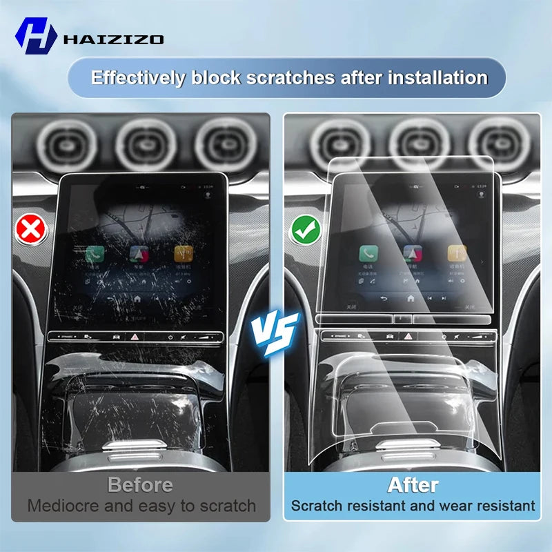 For BAIC BJ30 2024-2025 Car interior Matte Screen Protector console GPS Navigation LCD screene TPU film Scratch resistant PPF