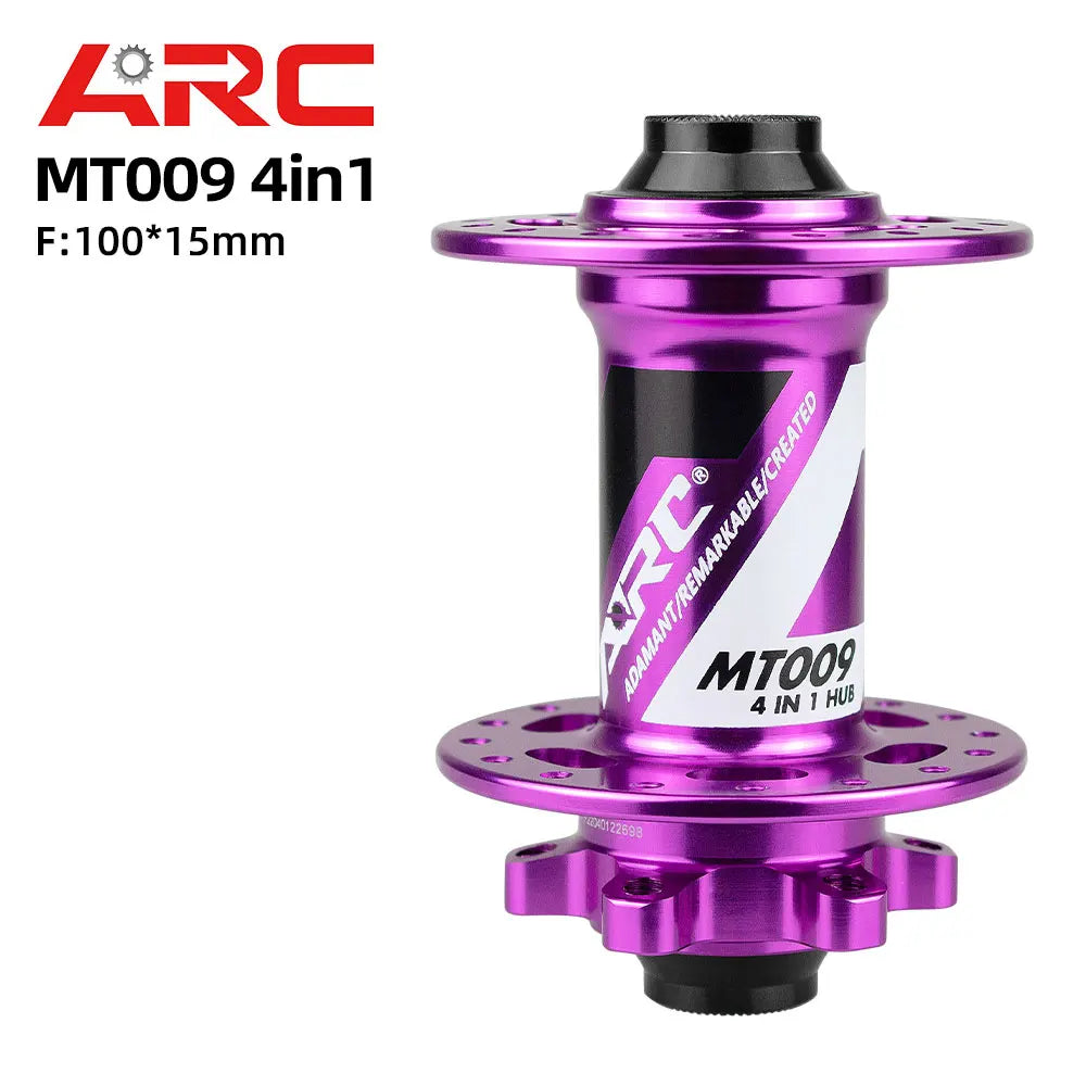 MT009 Boost MTB front disc hub 28H/32H/36H 15x110 or 15x100, QR/Thru Axle, colors