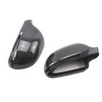 for Audi A3 A4 A5 A6 A8 Q3 SQ3 S4 S5 S6 S8 RS3 RS4 RS5 B8 B8.5 8P Carbon Fiber Look Black Mirror Cover Rearview Side Mirror Cap