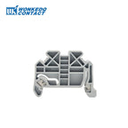 100Pcs End Clamp Direct WKF 35 Din Rail Terminal Block Quick Mounting For NS 35mm E/UK Free Installation WKF35 End Bracket Stop