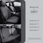 Car Seat Cover Linen Cotton Set Car Seat Cushion Soft Universal Seat Cushion Chair Protector Pads Auto Seats Cover Accessories