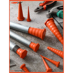 ABVA-Universal Drip Proof Hose Plugs Kit, 17 PCS Hydraulic Oil Service Rubber Plugs For Hydraulic Hose For Irrigation,Lines