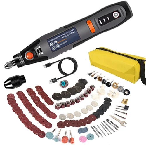 8500r-21000rpm USB Cordless Rotary Tool Dremel Mini Drill Engraving Pen Electric Mini Wireless Drill Accessories DIY Set