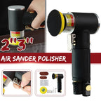 WENXING Orbit Air Sander Mini Pneumatic 1"/2"/3" Grinding Machine set for Car Polishing High Speed Air Powered Polisher air tool