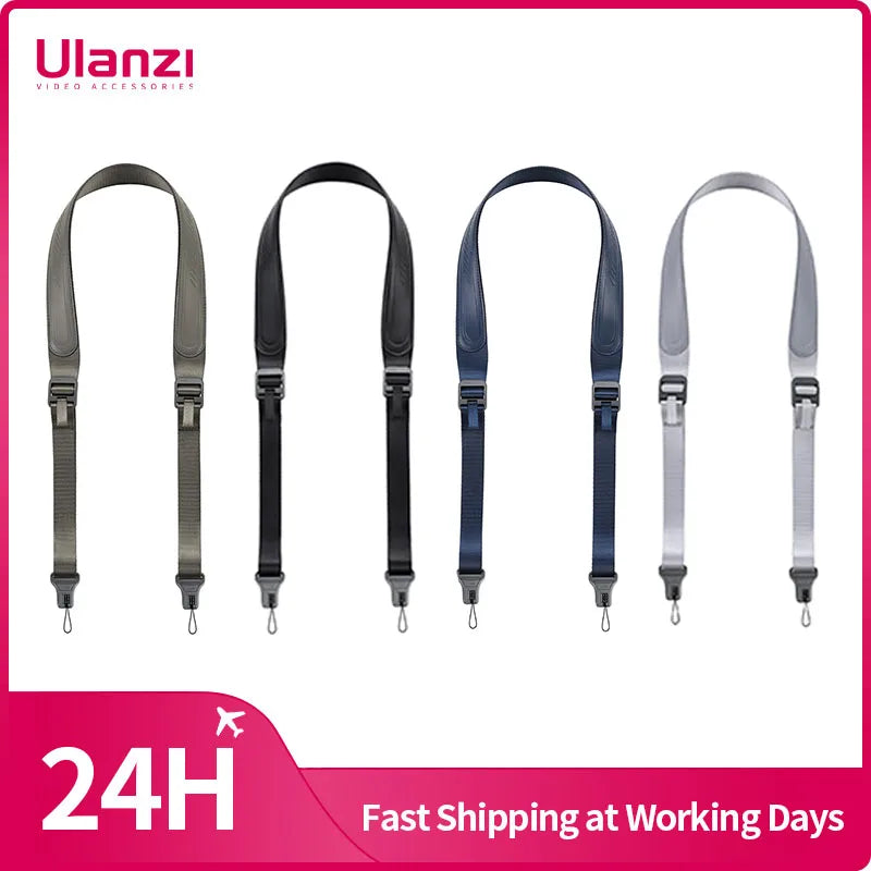 Ulanzi CSS1 U-Snap Camera Shoulder Strap 3.8cm Wide Quick-Adjust Loop, Striped Texture