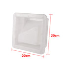 20*20*6cm Cement Mold Hollow Plastic Brick Mold Grid Background Wall Decoration Garden Window Flower Fence Wall Mold