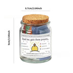 Bible Verse Jar in Glass Jar, Spanish/English Scripture Notes, 1pc, Optional Gift Box
