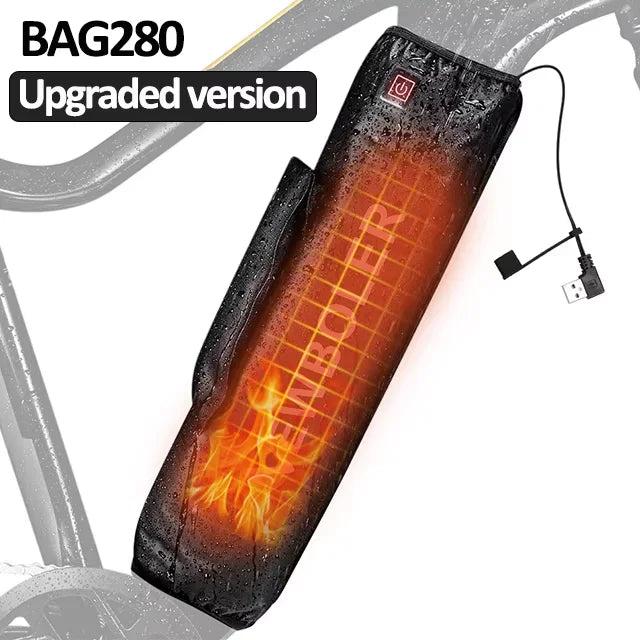 NEWBOLER E-Bike Battery Protective Cover USB Electric Heating Waterproof Electric Bike Battery Bag Suitable For Most Car Models