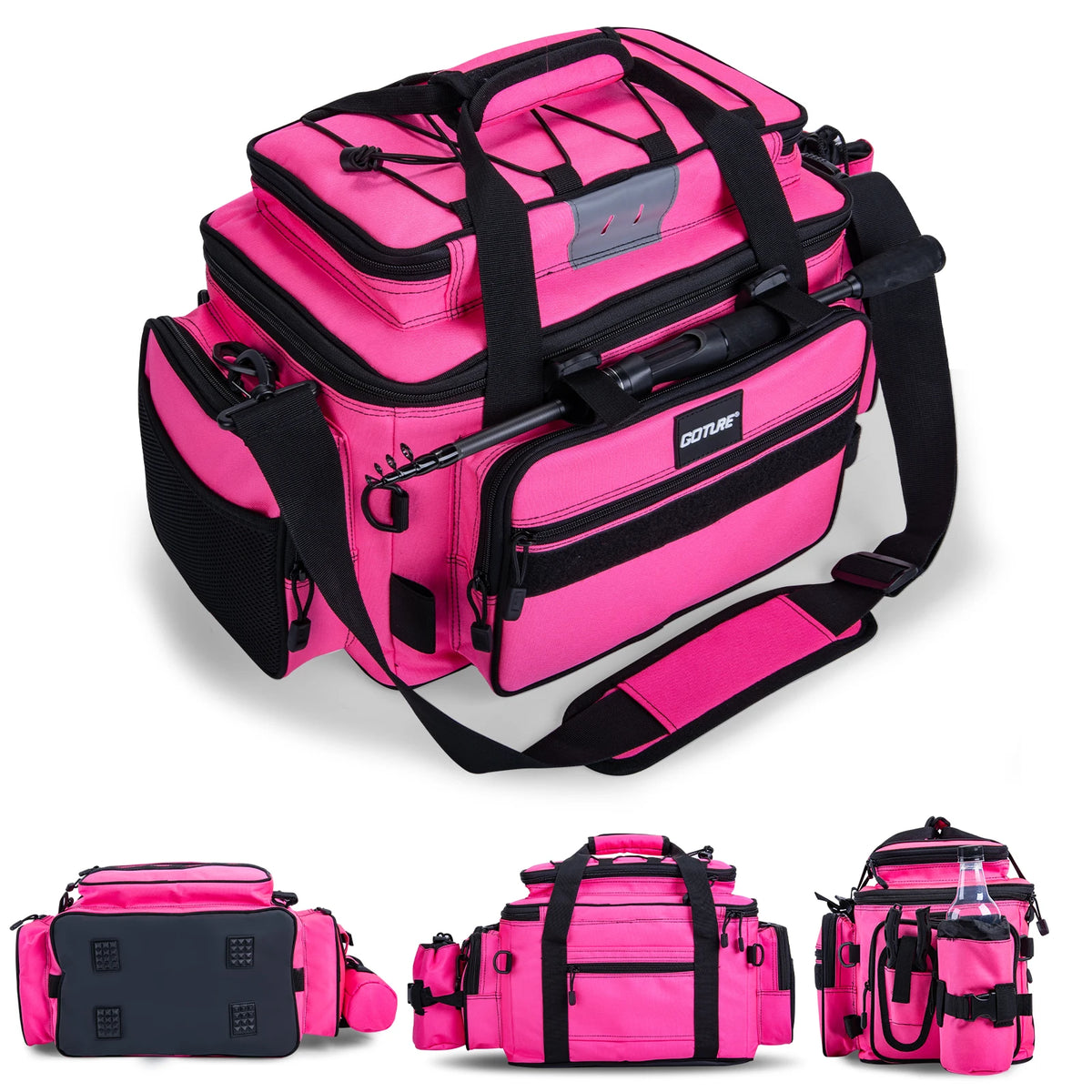 Goture 53*30*29 Outdoor Waterproof Fishing Bag Cycling Sports Storage Shoulder Bag Large Capacity Hunting Tactical Soft Bag