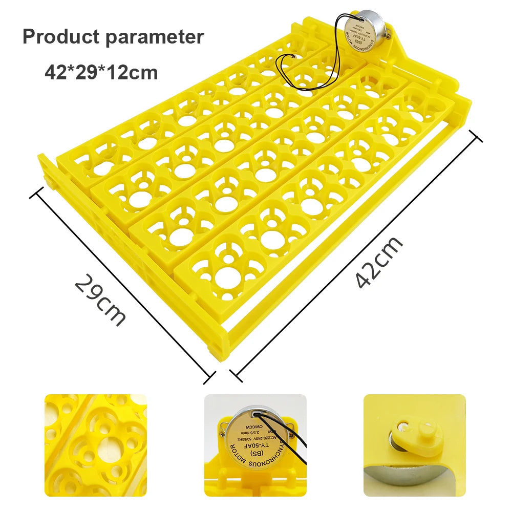 24 Eggs Incubator 12V 110V 220V Egg Tray Eggs Turning Automatic Egg Hatching Incubator for Quail  Goose Duck Bird Poultry