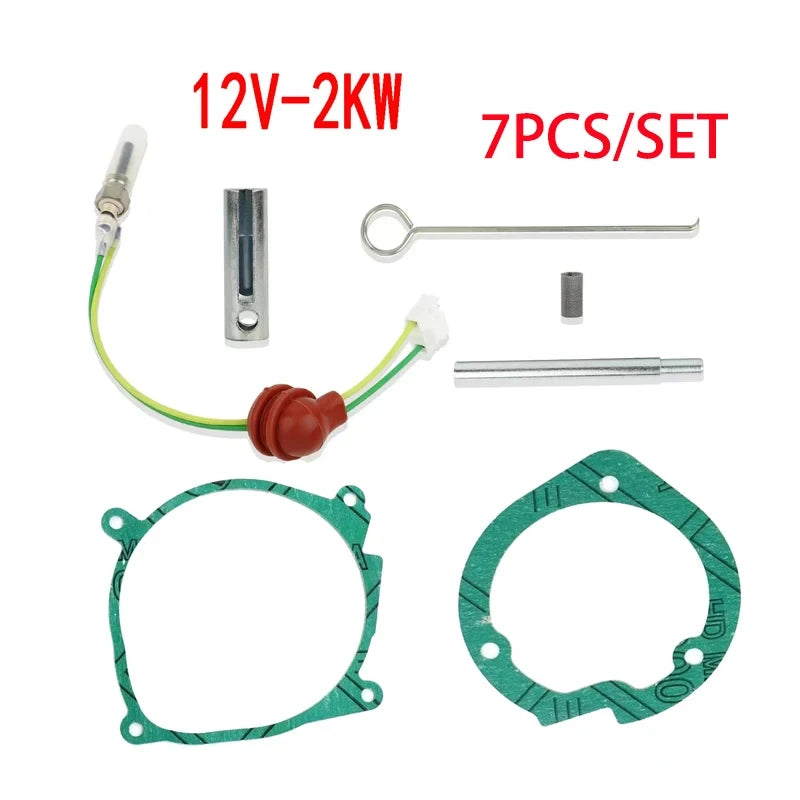Car Air Diesel Gasket Ceramic Glow Plug Kit For 12V 2KW 5KW 8KW Chinese Diesel Heater Parking Heating Ignition Plug Kit