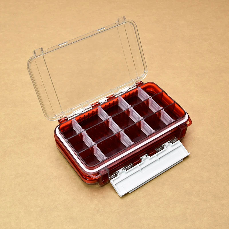 Waterproof Fishing Tackle Box Double-Sided Bait Lure Box Fish Hook Hook Up Storage Box Carp Fly Fishing Accessories Fishing Box